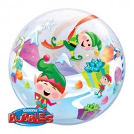 Merry Elves Christmas Bubble Balloon